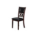 GIA 42" DINING  DROP LEAF TABLE W/2 CHAIRS-EBONY - Furniture Stars (Chicago, IL)