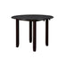 GIA 42" DINING  DROP LEAF TABLE W/2 CHAIRS-EBONY - Furniture Stars (Chicago, IL)