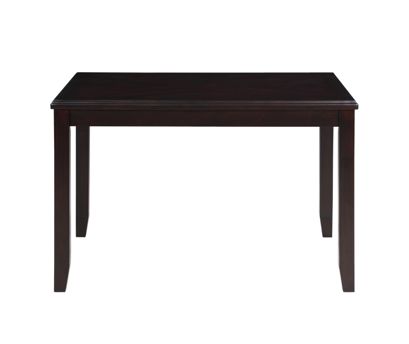 GIA 5PC 48" RECT. DINING TABLE & 4 CHAIRS-EBONY - Furniture Stars (Chicago, IL)