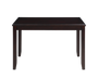 GIA 5PC 48" RECT. DINING TABLE & 4 CHAIRS-EBONY - Furniture Stars (Chicago, IL)