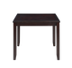 GIA 5PC 48" RECT. DINING TABLE & 4 CHAIRS-EBONY - Furniture Stars (Chicago, IL)