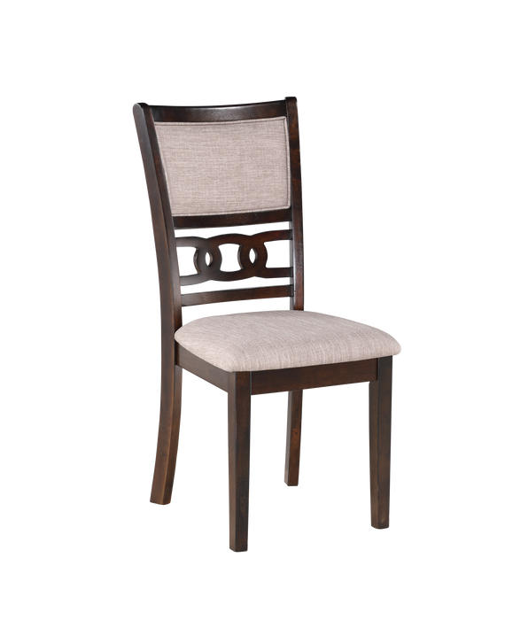 GIA 5PC 48" RECT. DINING TABLE & 4 CHAIRS-CHERRY - Furniture Stars (Chicago, IL)