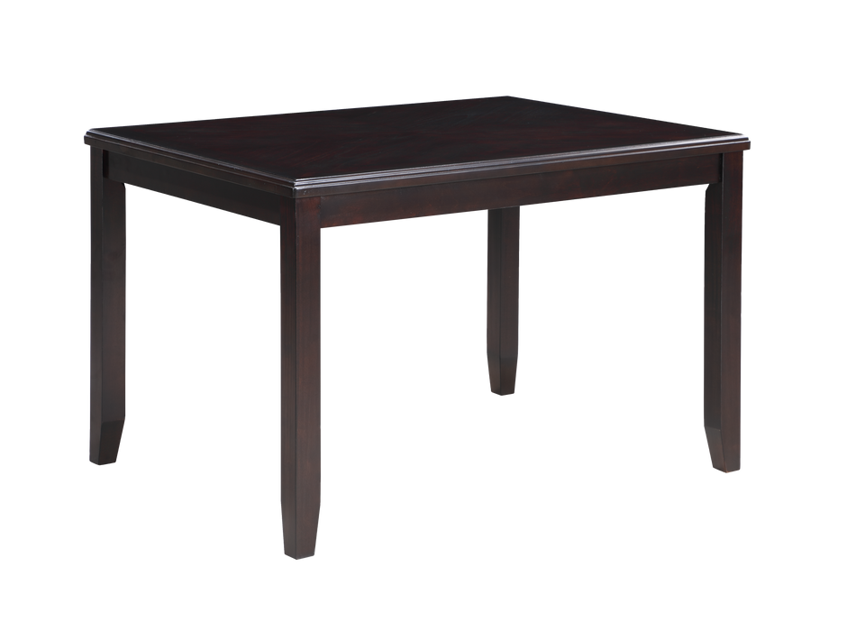 GIA 5PC 48" RECT. DINING TABLE & 4 CHAIRS-EBONY - Furniture Stars (Chicago, IL)