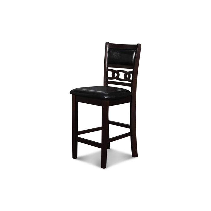 GIA ROUND COUNTER DINING 5 PC SET-EBONY - Furniture Stars (Chicago, IL)