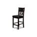 GIA ROUND COUNTER DINING 5 PC SET-EBONY - Furniture Stars (Chicago, IL)