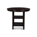 GIA ROUND COUNTER DINING 5 PC SET-EBONY - Furniture Stars (Chicago, IL)