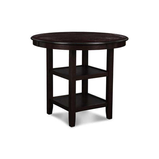 GIA ROUND COUNTER DINING 5 PC SET-EBONY - Furniture Stars (Chicago, IL)