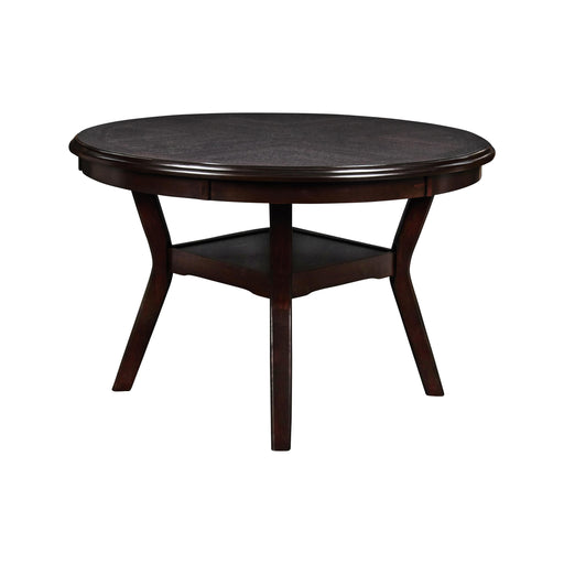 GIA ROUND DINING 5 PC SET-EBONY - Furniture Stars (Chicago, IL)