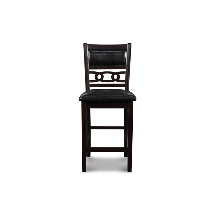 GIA ROUND COUNTER DINING 5 PC SET-EBONY - Furniture Stars (Chicago, IL)