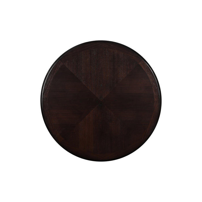 GIA ROUND DINING 5 PC SET-EBONY - Furniture Stars (Chicago, IL)