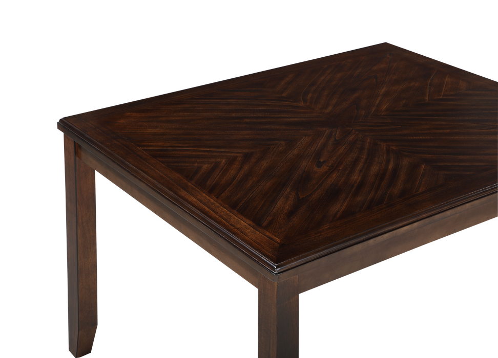 GIA 5PC 48" RECT. DINING TABLE & 4 CHAIRS-CHERRY - Furniture Stars (Chicago, IL)