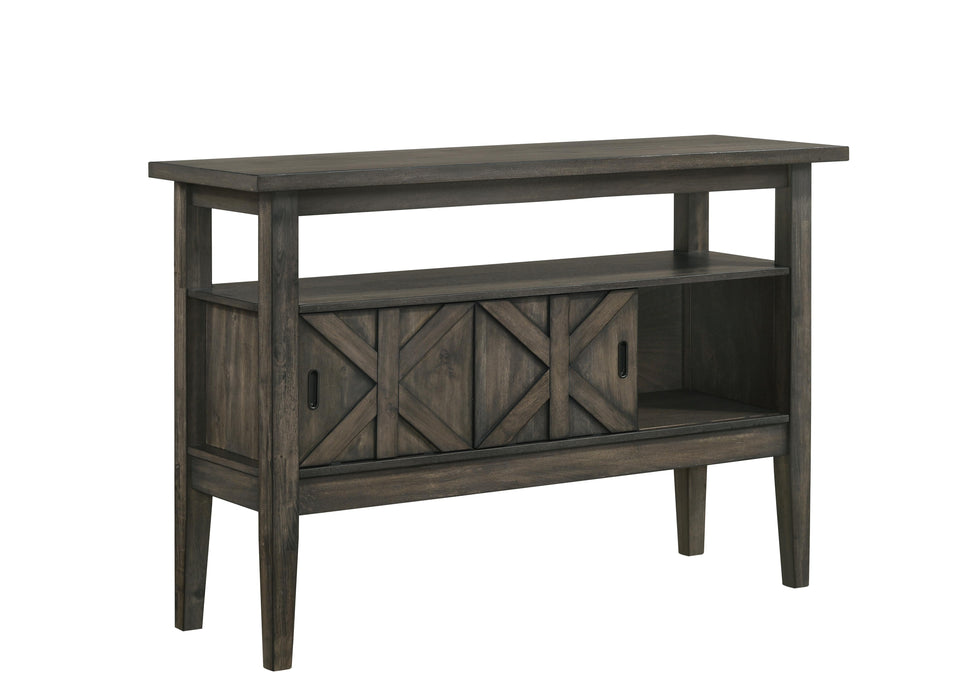 GULLIVER SERVER-RUSTIC BROWN - Furniture Stars (Chicago, IL)