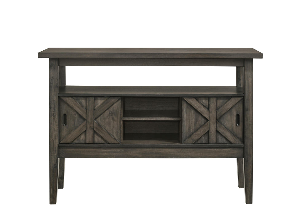 GULLIVER SERVER-RUSTIC BROWN - Furniture Stars (Chicago, IL)