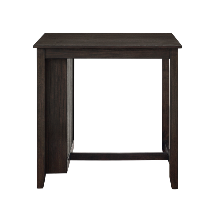 HESTON 36" STORAGE COUNTER TABLE SET W/2 CHAIRS-CHERRY - Furniture Stars (Chicago, IL)