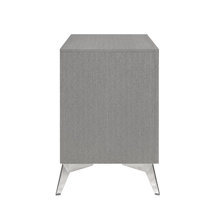 HUXLEY NIGHTSTAND-GRAY - Furniture Stars (Chicago, IL)