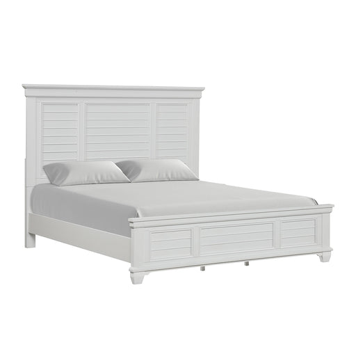 JAMESTOWN 6''6" / 6''0" K FOOTBOARD & SLATS- WHITE - Furniture Stars (Chicago, IL)