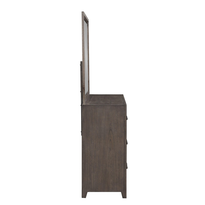 LANDON MIRROR-WALNUT - Furniture Stars (Chicago, IL)