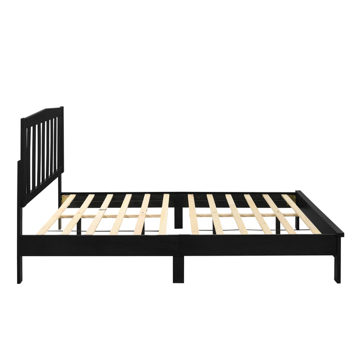 LEO Full F SLAT BED-HB/FB/RAILS-BLACK