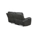 LINTON LEATHER CONSOLE LOVESEAT W/ PWR FR-GRAY - Furniture Stars (Chicago, IL)