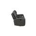 LINTON LEATHER CONSOLE LOVESEAT W/ PWR FR-GRAY - Furniture Stars (Chicago, IL)