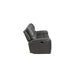 LINTON LEATHER SOFA W/DUAL RECLINER-GRAY - Furniture Stars (Chicago, IL)