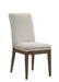 MAGGIE DINING CHAIR W/NATURAL CUSHION-WALNUT - Furniture Stars (Chicago, IL)