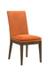 MAGGIE DINING CHAIR W/TERRA COTTA CUSHION-WALNUT - Furniture Stars (Chicago, IL)