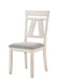 MAISIE SIDE CHAIR-WHITE - Furniture Stars (Chicago, IL)