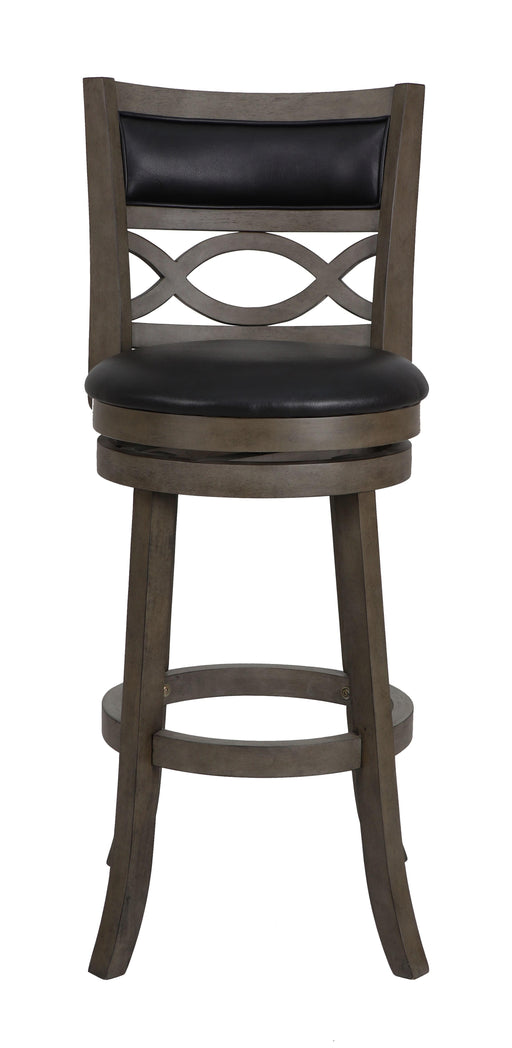 MANCHESTER 29" BAR STOOL-ANT GRAY W/PU SEAT - Furniture Stars (Chicago, IL)