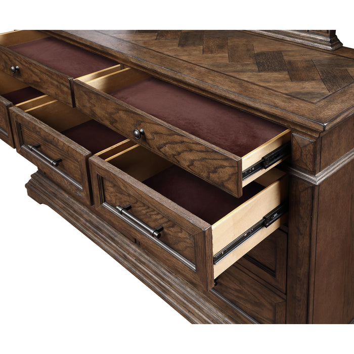MAR VISTA DRESSER-WALNUT - Furniture Stars (Chicago, IL)