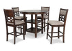 MITCHELL 5 PC COUNTER SET-CHERRY - Furniture Stars (Chicago, IL)