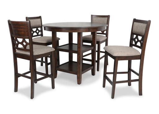 MITCHELL 5 PC COUNTER SET-CHERRY - Furniture Stars (Chicago, IL)