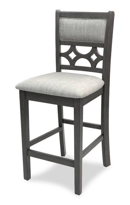 MITCHELL 5 PC COUNTER SET-GRAY - Furniture Stars (Chicago, IL)