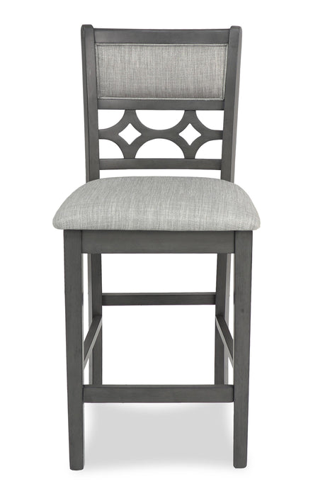 MITCHELL 5 PC COUNTER SET-GRAY - Furniture Stars (Chicago, IL)