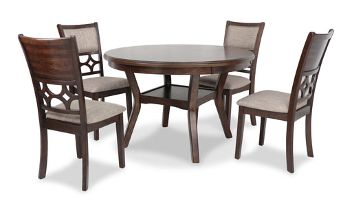 MITCHELL 5 PC DINING SET-CHERRY - Furniture Stars (Chicago, IL)