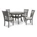 MITCHELL 5 PC DINING SET-GRAY - Furniture Stars (Chicago, IL)