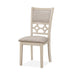 MITCHELL 5 PC DINING SET-TWO TONE BISQUE/BROWN - Furniture Stars (Chicago, IL)