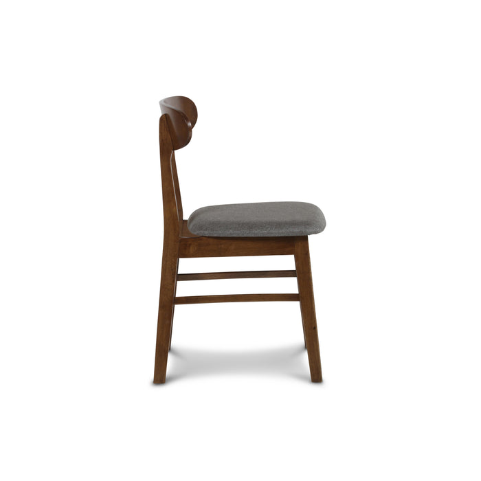 MOROCCO DINING CHAIR W/DARK GRAY SEAT CUSHION - Furniture Stars (Chicago, IL)