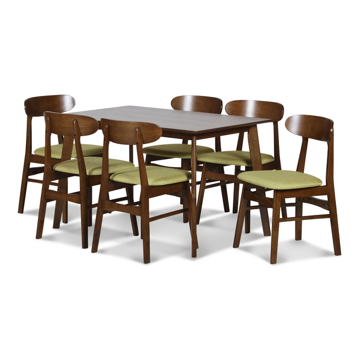 MOROCCO DINING CHAIR W/GREEN SEAT CUSHION - Furniture Stars (Chicago, IL)