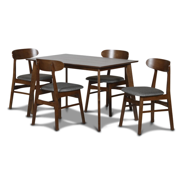 MOROCCO DINING CHAIR W/DARK GRAY SEAT CUSHION - Furniture Stars (Chicago, IL)