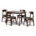 MOROCCO DINING CHAIR W/DARK GRAY SEAT CUSHION - Furniture Stars (Chicago, IL)