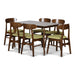 MOROCCO DINING CHAIR W/GREEN SEAT CUSHION - Furniture Stars (Chicago, IL)