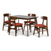MOROCCO DINING CHAIR W/ORANGE SEAT CUSHION - Furniture Stars (Chicago, IL)