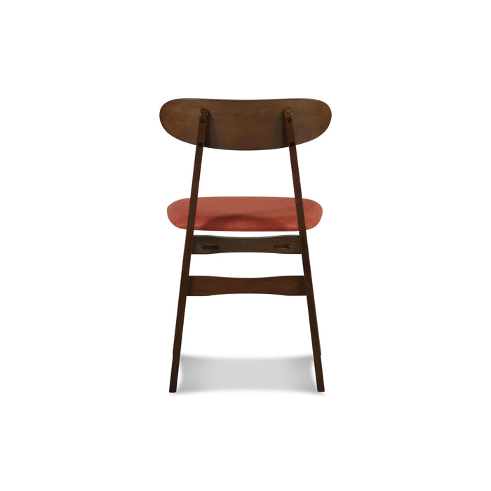 MOROCCO DINING CHAIR W/ORANGE SEAT CUSHION - Furniture Stars (Chicago, IL)