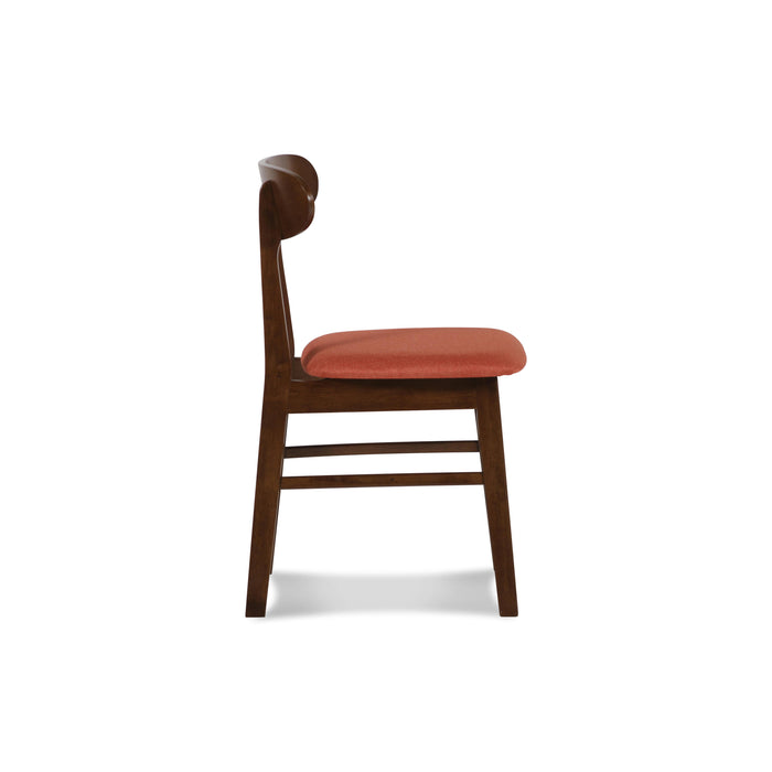 MOROCCO DINING CHAIR W/ORANGE SEAT CUSHION - Furniture Stars (Chicago, IL)