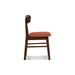 MOROCCO DINING CHAIR W/ORANGE SEAT CUSHION - Furniture Stars (Chicago, IL)