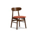 MOROCCO DINING CHAIR W/ORANGE SEAT CUSHION - Furniture Stars (Chicago, IL)