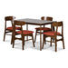 MOROCCO DINING CHAIR W/ORANGE SEAT CUSHION - Furniture Stars (Chicago, IL)