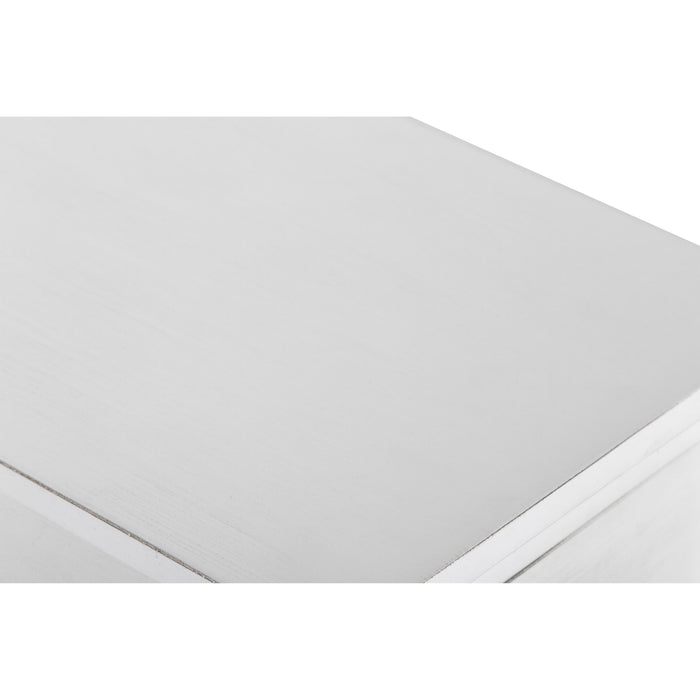 NOAH END TABLE WITH DRAWER-WHITE