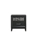 OBSIDIAN NIGHTSTAND-BLACK - Furniture Stars (Chicago, IL)